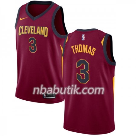 NBA Mænd Trøje Cleveland Cavaliers Isaiah Thomas 3 Nike 2017-18 Rød Swingman NBA Mænd Trøje Cleveland Cavaliers Isaiah Thomas 3 Nike 2017-18 Rød Swingman
